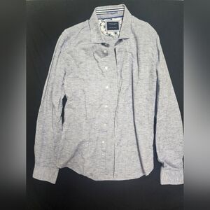 Men's Cactus Man Denim & Flower Ricky Singh Blue Casual Button-Down Shirt